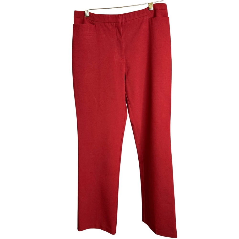 New York & Co Red City Stretch Dress Pant-Size 8 women
